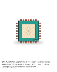 AutoPhi V20-Epiphany Voxel Processor -- Epiphany Series #935