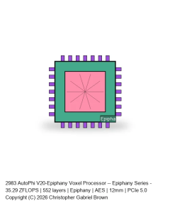 AutoPhi V20-Epiphany Voxel Processor -- Epiphany Series #953