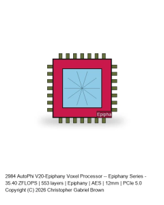 AutoPhi V20-Epiphany Voxel Processor -- Epiphany Series #954