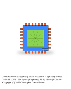 AutoPhi V20-Epiphany Voxel Processor -- Epiphany Series #955