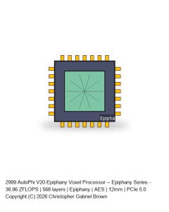 AutoPhi V20-Epiphany Voxel Processor -- Epiphany Series #969