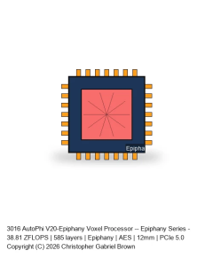 AutoPhi V20-Epiphany Voxel Processor -- Epiphany Series #986