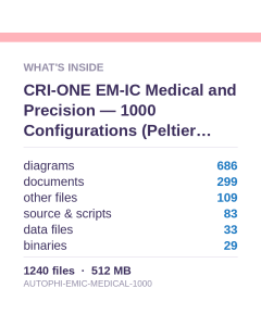 CRI-ONE EM-IC Medical and Precision — 1000 Configurations (Peltier Cooled)