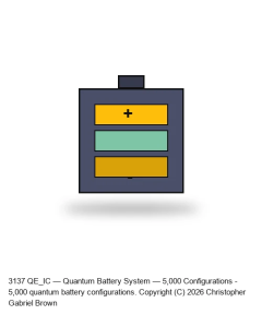 QE_IC — Quantum Battery System — 5,000 Configurations (Self-Recharging Power-from-Power)
