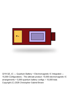 QE_IC — Quantum Battery + Electromagnetic IC Integrated — 15,000 Configurations (The Compl