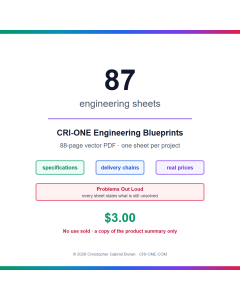 Engineering Blueprints - Complete 87 Sheet Batch (PDF)