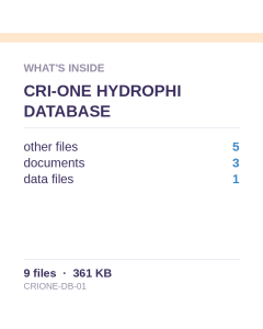 CRI-ONE HYDROPHI DATABASE