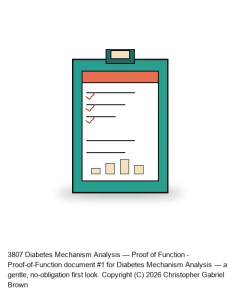 Diabetes Mechanism Analysis — Proof of Function #1