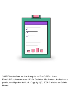 Diabetes Mechanism Analysis — Proof of Function #3