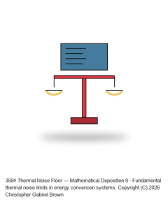 Thermal Noise Floor — Mathematical Deposition 9