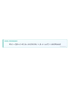 Voxel Resonance formula
