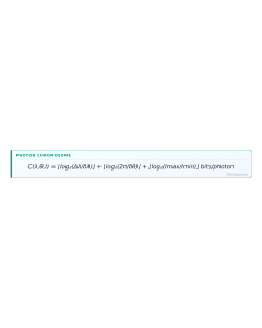 Photon Chromosome Encoding formula