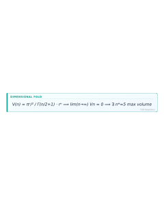 Dimensional Fold formula