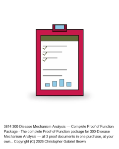 300-Disease Mechanism Analysis — Complete Proof of Function Package (3 docs)