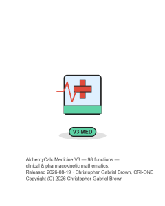 AlchemyCalc Medicine V3