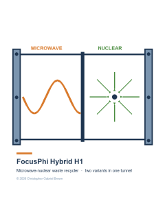 FocusPhi Hybrid H1 — Microwave-Nuclear Recycler
