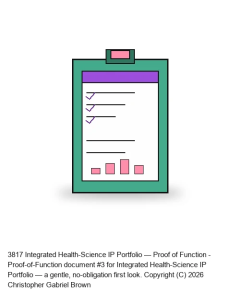 Integrated Health-Science IP Portfolio — Proof of Function #3