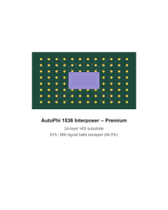 AutoPhi 1536 Escape Interposer - Premium (24-layer, 815/960)