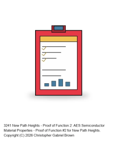 New Path Heights - Proof of Function 2: AES Semiconductor Material Properties
