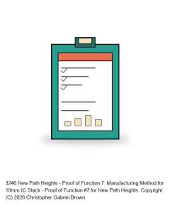 New Path Heights - Proof of Function 7: Manufacturing Method for 10mm IC Stack