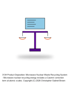 Product Deposition: Microwave Nuclear Waste Recycling System