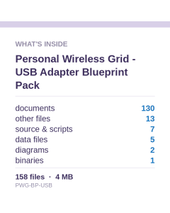 Personal Wireless Grid - USB Adapter Blueprint Pack