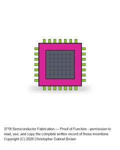 Semiconductor Fabrication — Proof of Function #1