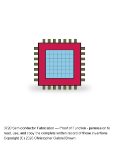 Semiconductor Fabrication — Proof of Function #3