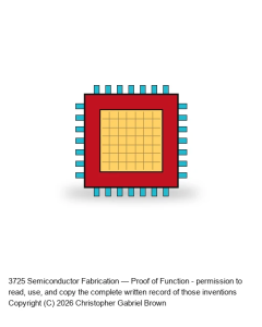 Semiconductor Fabrication — Proof of Function #8