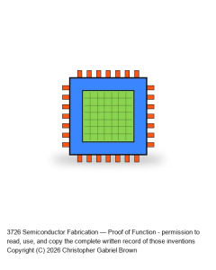 Semiconductor Fabrication — Proof of Function #9