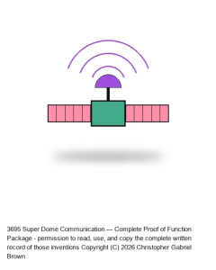 Super Dome Communication — Complete Proof of Function Package (10 docs)