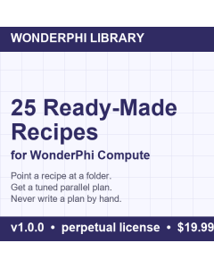 WonderPhi Library — 25 Ready-Made Recipes for WonderPhi Compute
