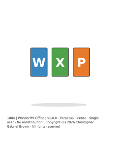 WonderPhi Office -- Batch Recipes for Microsoft Office