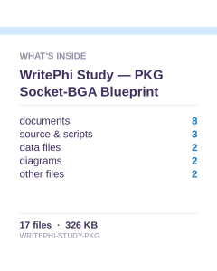 Write* Study — PKG Socket-BGA Blueprint