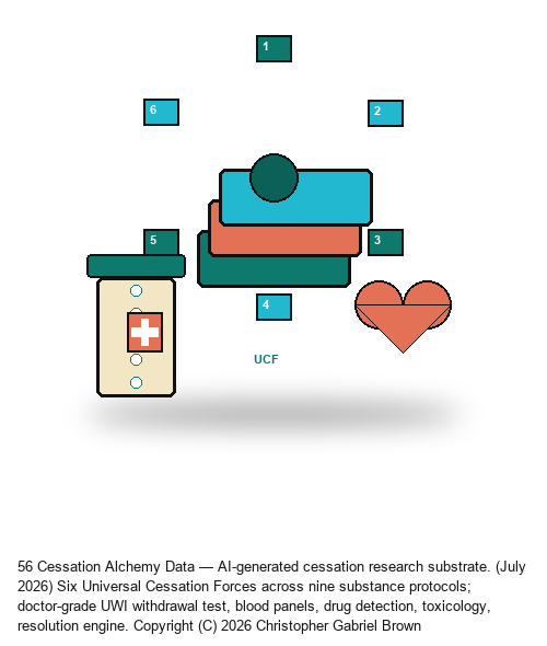 Cessation Alchemy Data -- the Alchemical Architecture for Cessation (UCF family, 6 forces x 9 protocols)