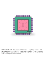 AutoPhi V20-Crown Voxel Processor -- Epiphany Series #509