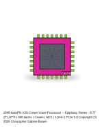AutoPhi V20-Crown Voxel Processor -- Epiphany Series #519