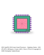 AutoPhi V20-Crown Voxel Processor -- Epiphany Series #521