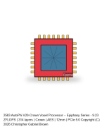 AutoPhi V20-Crown Voxel Processor -- Epiphany Series #533