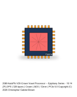 AutoPhi V20-Crown Voxel Processor -- Epiphany Series #559