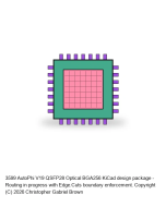 AutoPhi V19 QSFP28 Optical BGA256 KiCad design package
