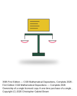 First Edition — CGB Mathematical Depositions, Complete 2026 (Copy Ownership)