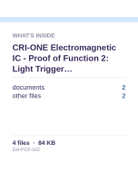 AutoPhi Electromagnetic IC - Proof of Function 2: Light Trigger Single-Photon Computation