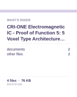 AutoPhi Electromagnetic IC - Proof of Function 5: 5 Voxel Type Architecture (LIGHT to QUAN