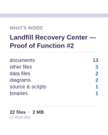 Landfill Recovery Center — Proof of Function #2