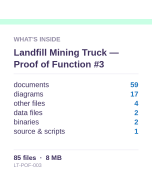 Landfill Mining Truck — Proof of Function #3