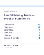 Landfill Mining Truck — Proof of Function #9