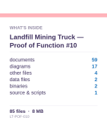 Landfill Mining Truck — Proof of Function #10