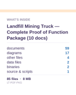 Landfill Mining Truck — Complete Proof of Function Package (10 docs)