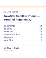 NewStar Satellite Phone — Proof of Function #2